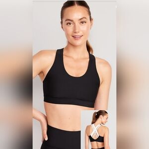 Old Navy Black & White sports bra
